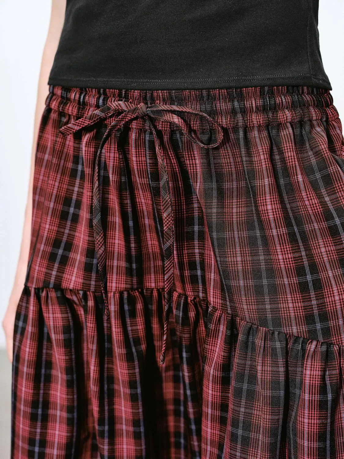 Plaid Maxi Skirts sold by Urban Revivo product image thumbnail 5