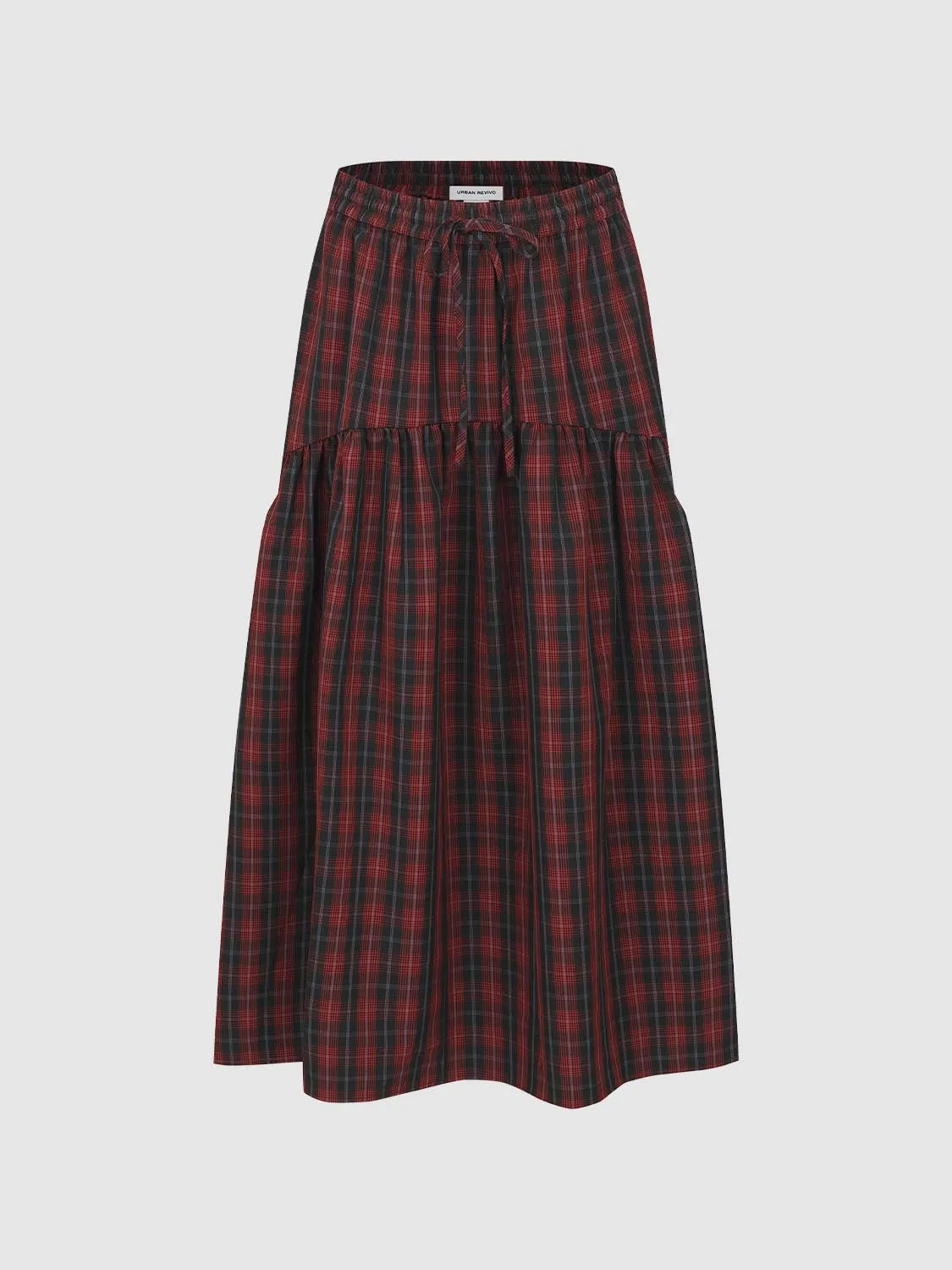 Plaid Maxi Skirts sold by Urban Revivo