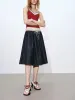Denim Midi Skirts sold by Urban Revivo
