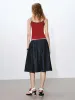Denim Midi Skirts sold by Urban Revivo