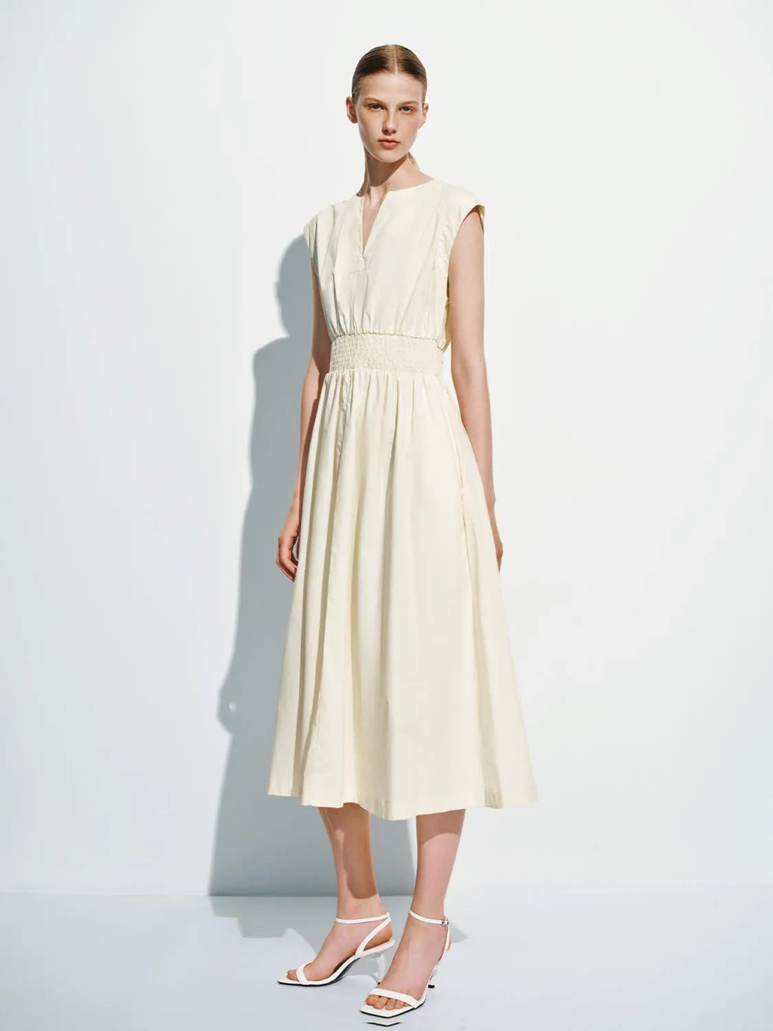 V-Neck Cap Sleeve Skater Dresses sold by Urban Revivo