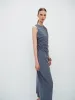Ruched Sleeveless Skinny-Fit Dresses sold by Urban Revivo