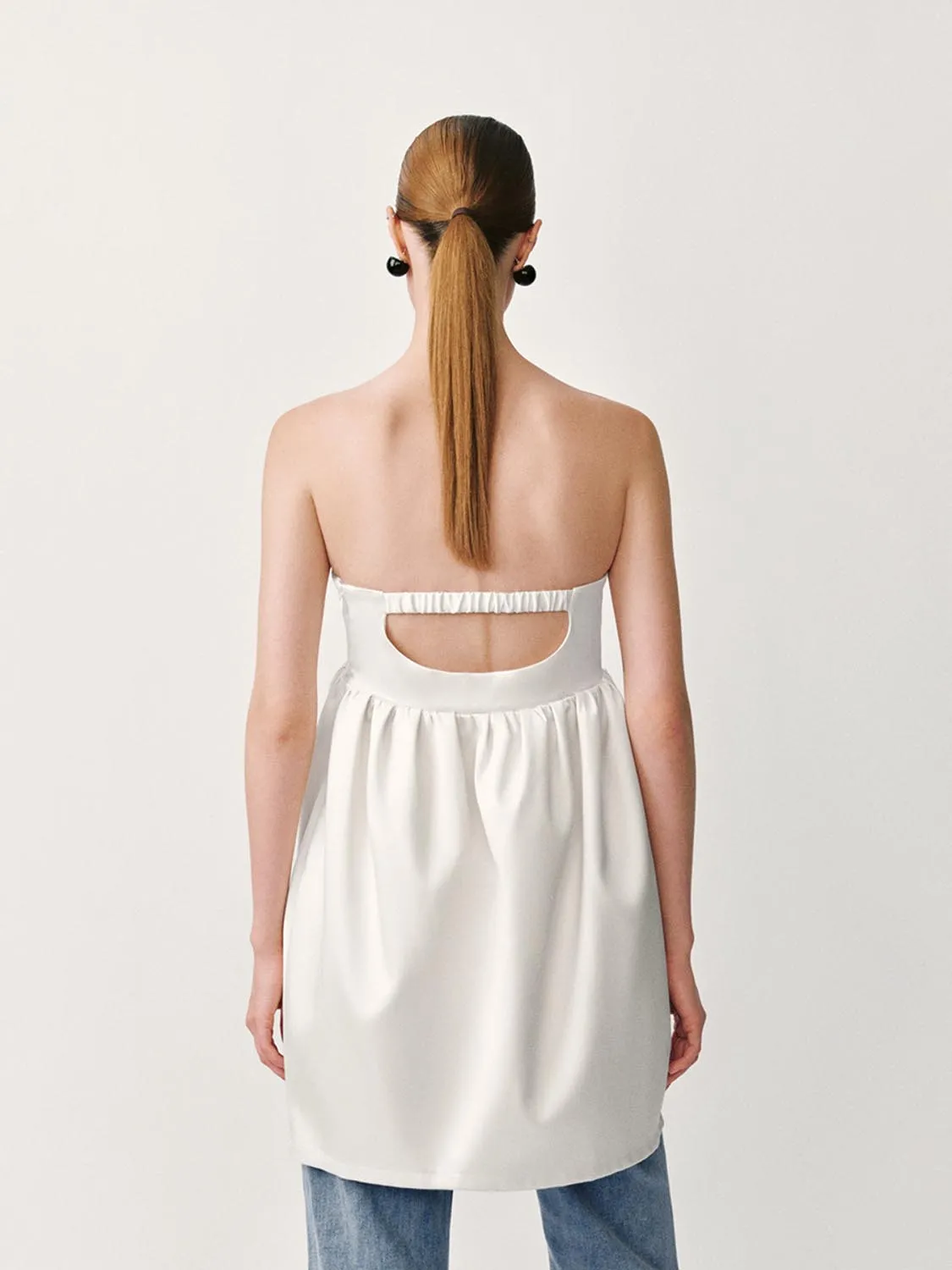 Bandeau A-Line Dresses sold by Urban Revivo product image thumbnail 2