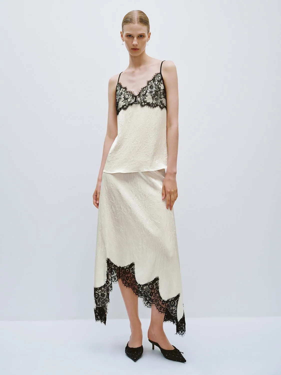 Lace Cami Tops sold by Urban Revivo