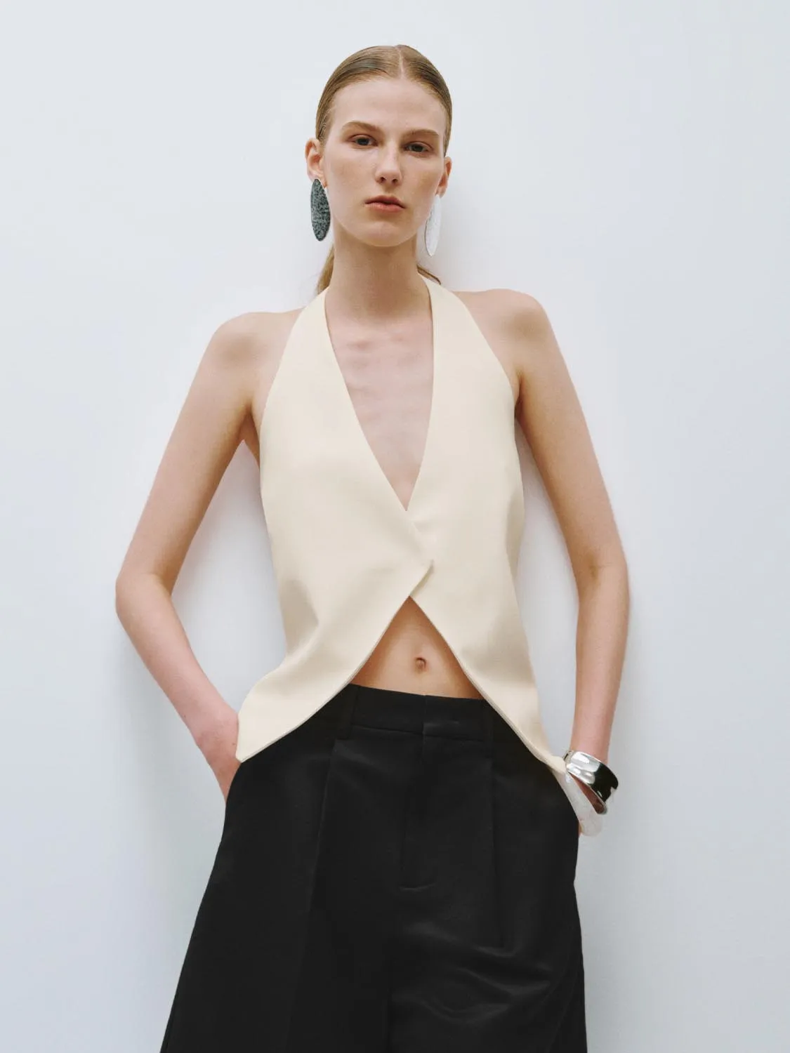 Halter Neck Waistcoats sold by Urban Revivo