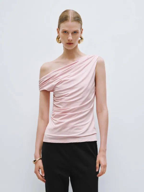 One Shoulder Ruched Tops sold by Urban Revivo