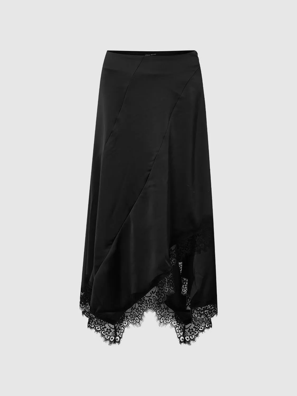 Irregular Lace Hem A-Line Skirts sold by Urban Revivo