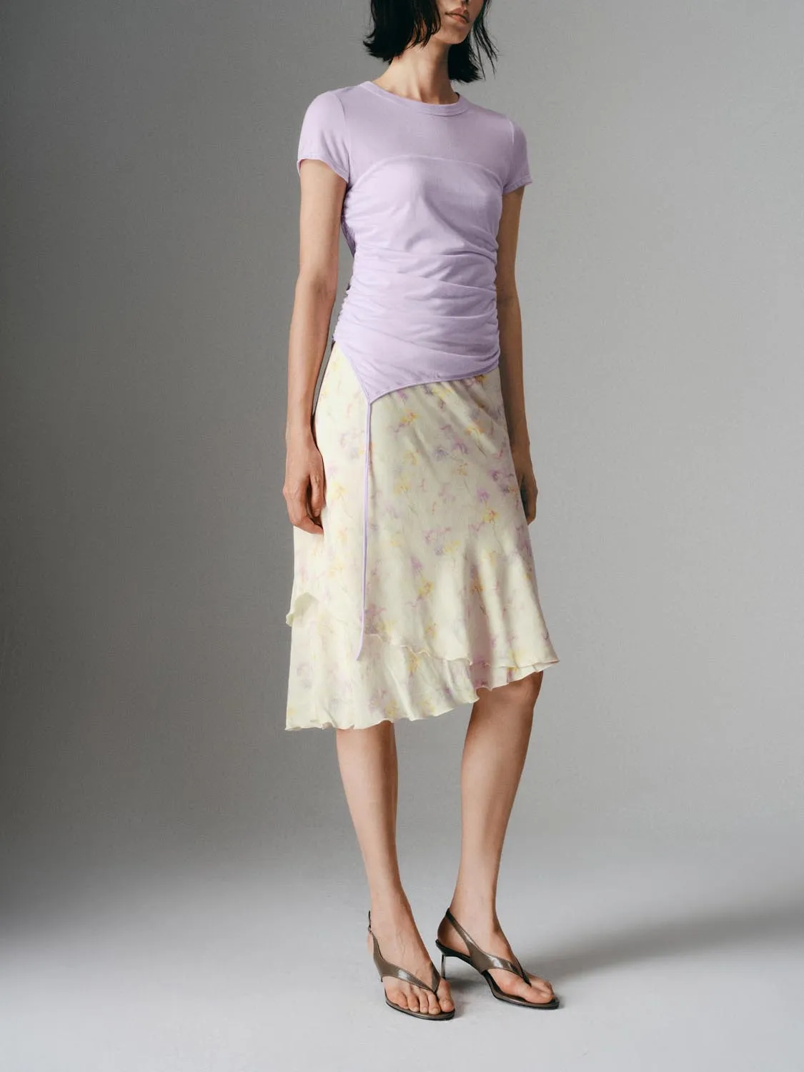 Irregular Floral Fishtail Skirts sold by Urban Revivo product image thumbnail 3