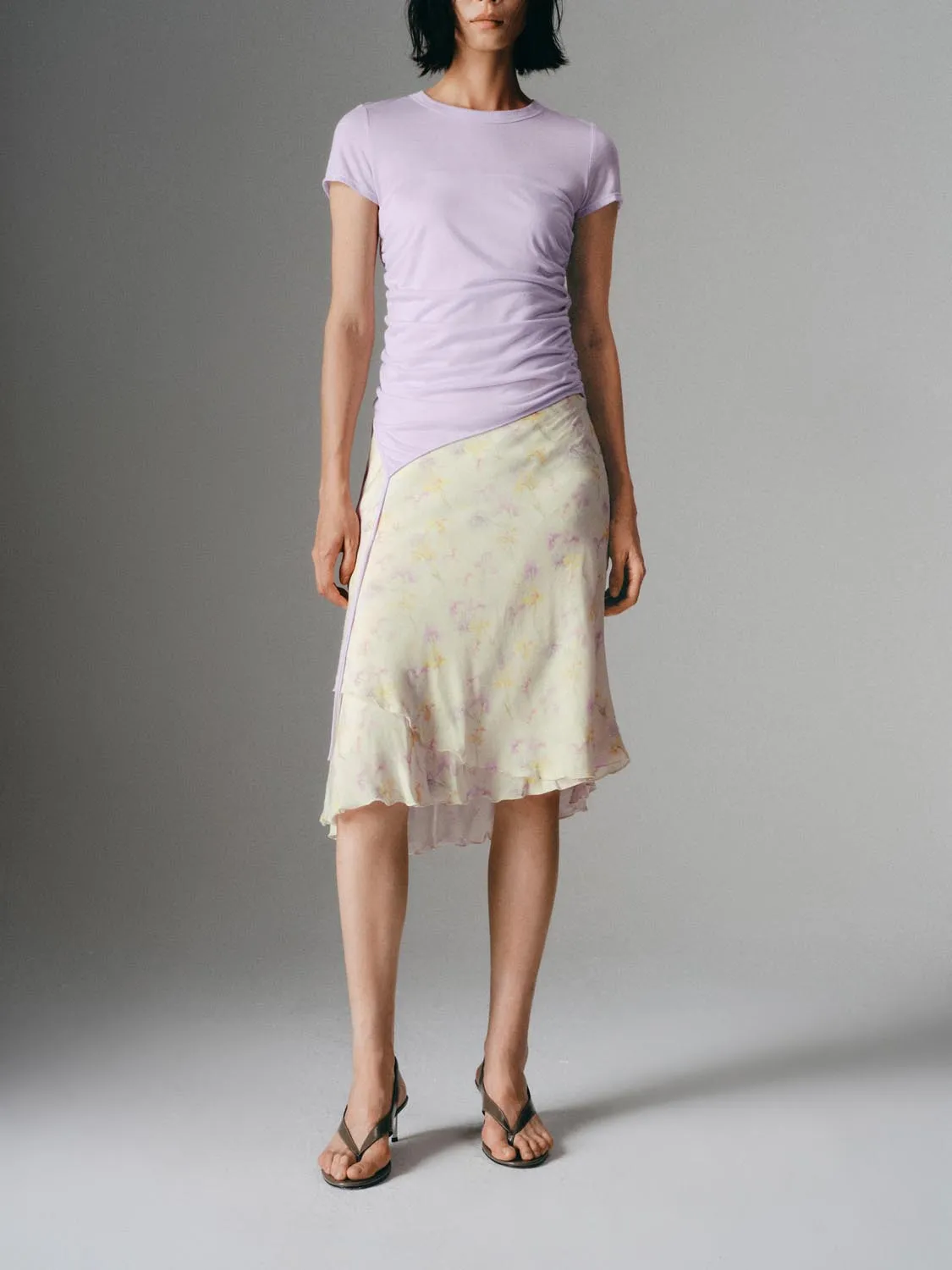Irregular Floral Fishtail Skirts sold by Urban Revivo product image thumbnail 2