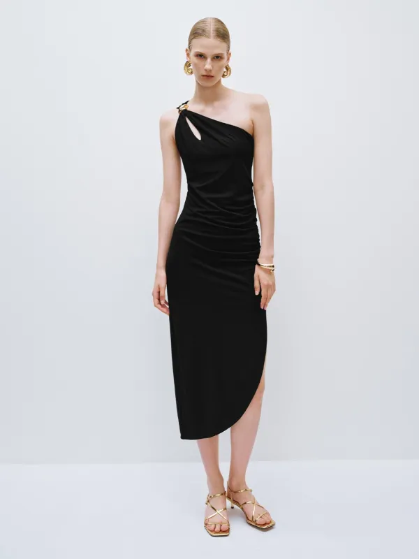 One Shoulder Skinny-Fit Dresses sold by Urban Revivo