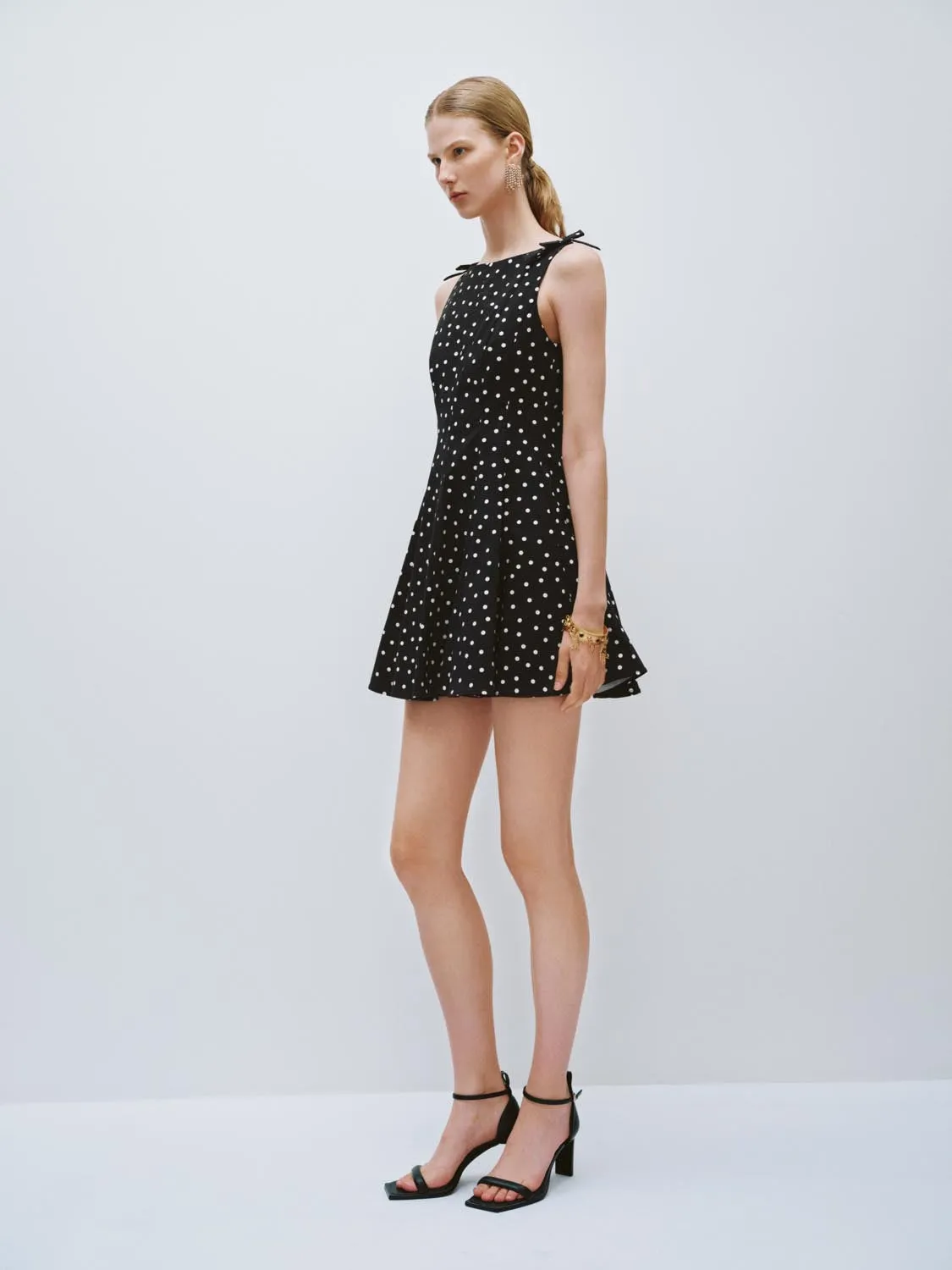 Polka Dot Flared Dresses sold by Urban Revivo product image thumbnail 5