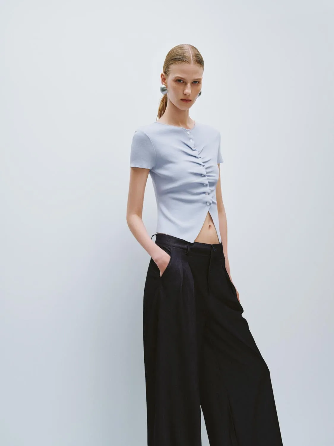 Split Hem Knitted Cardigans sold by Urban Revivo product image thumbnail 2