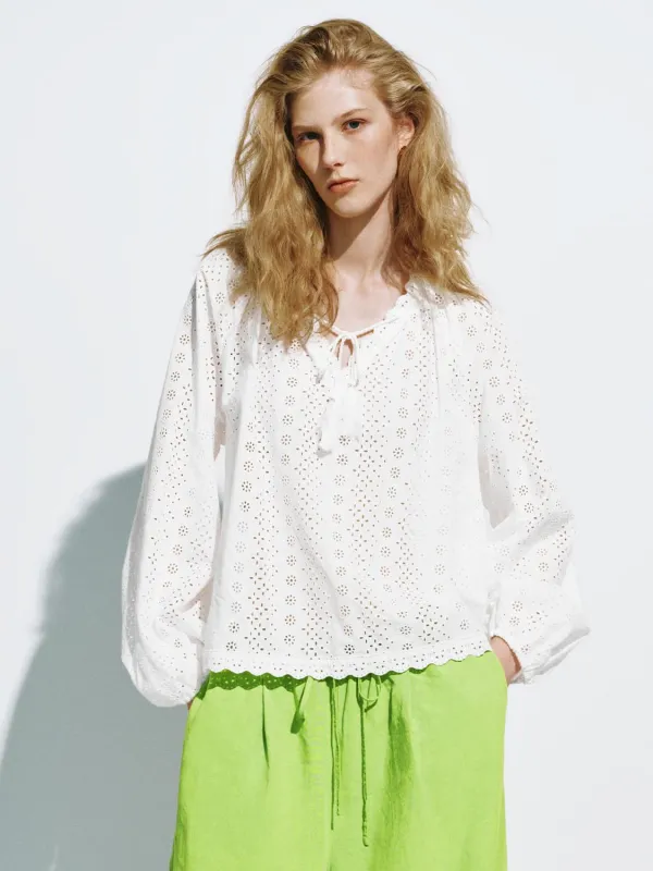Lace Overhead Shirt sold by Urban Revivo