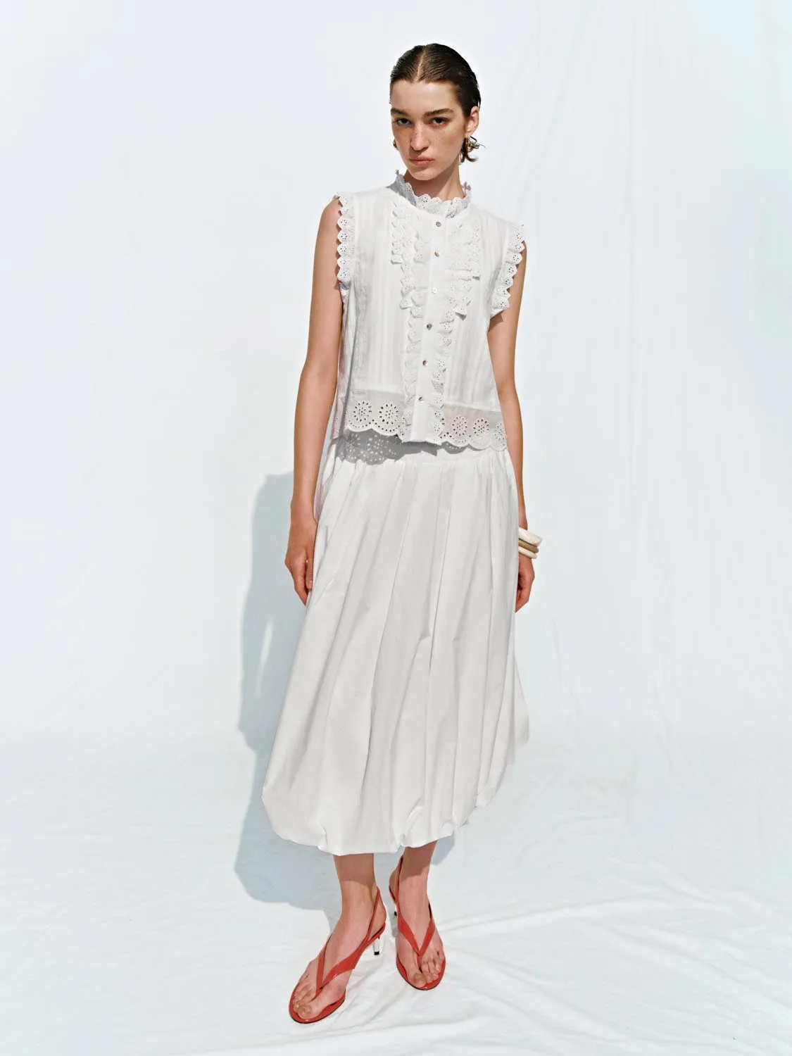 Lace Trim Shirts sold by Urban Revivo product image thumbnail 4