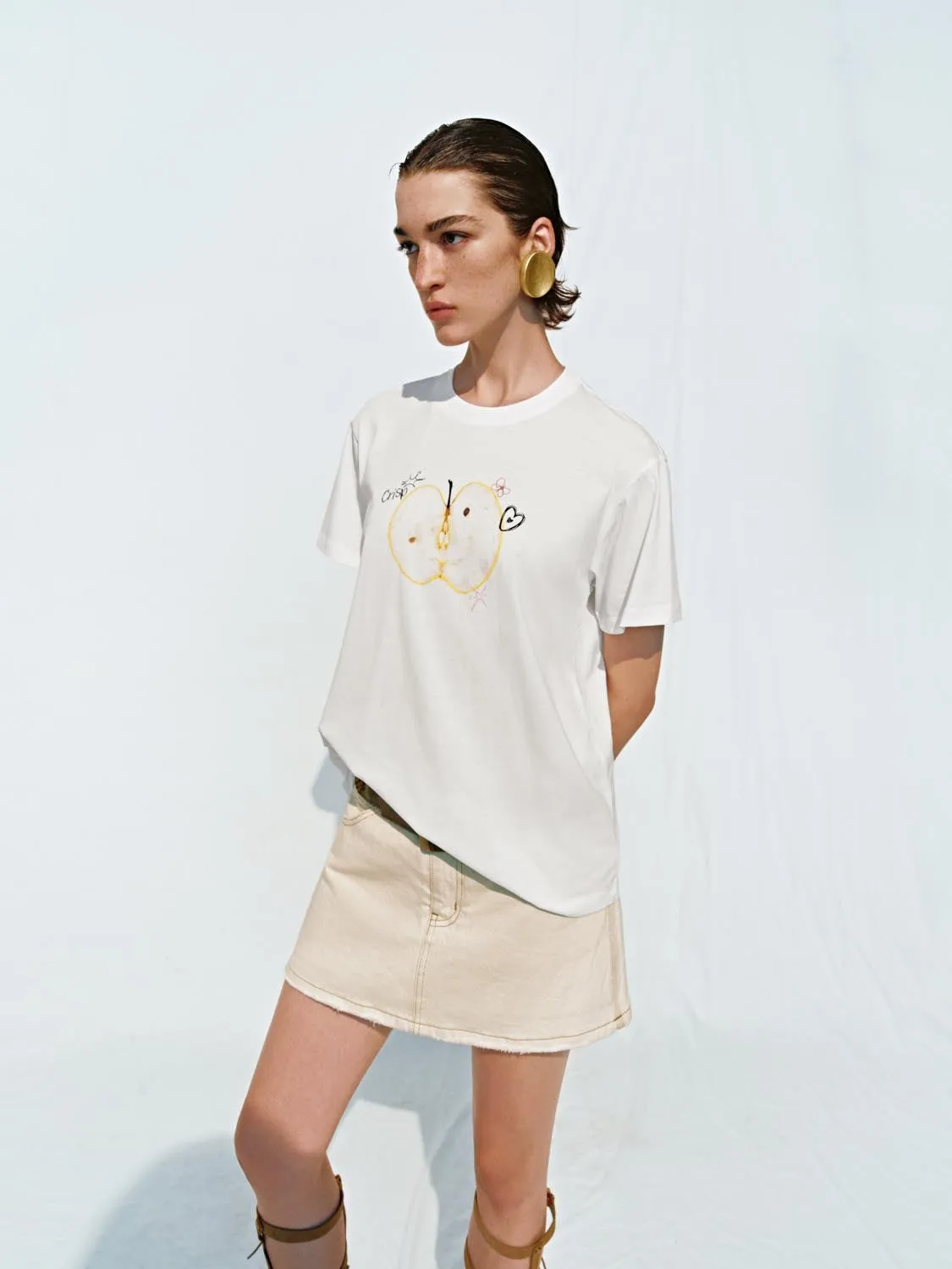 Printed Short Sleeve T-Shirts sold by Urban Revivo product image thumbnail 2