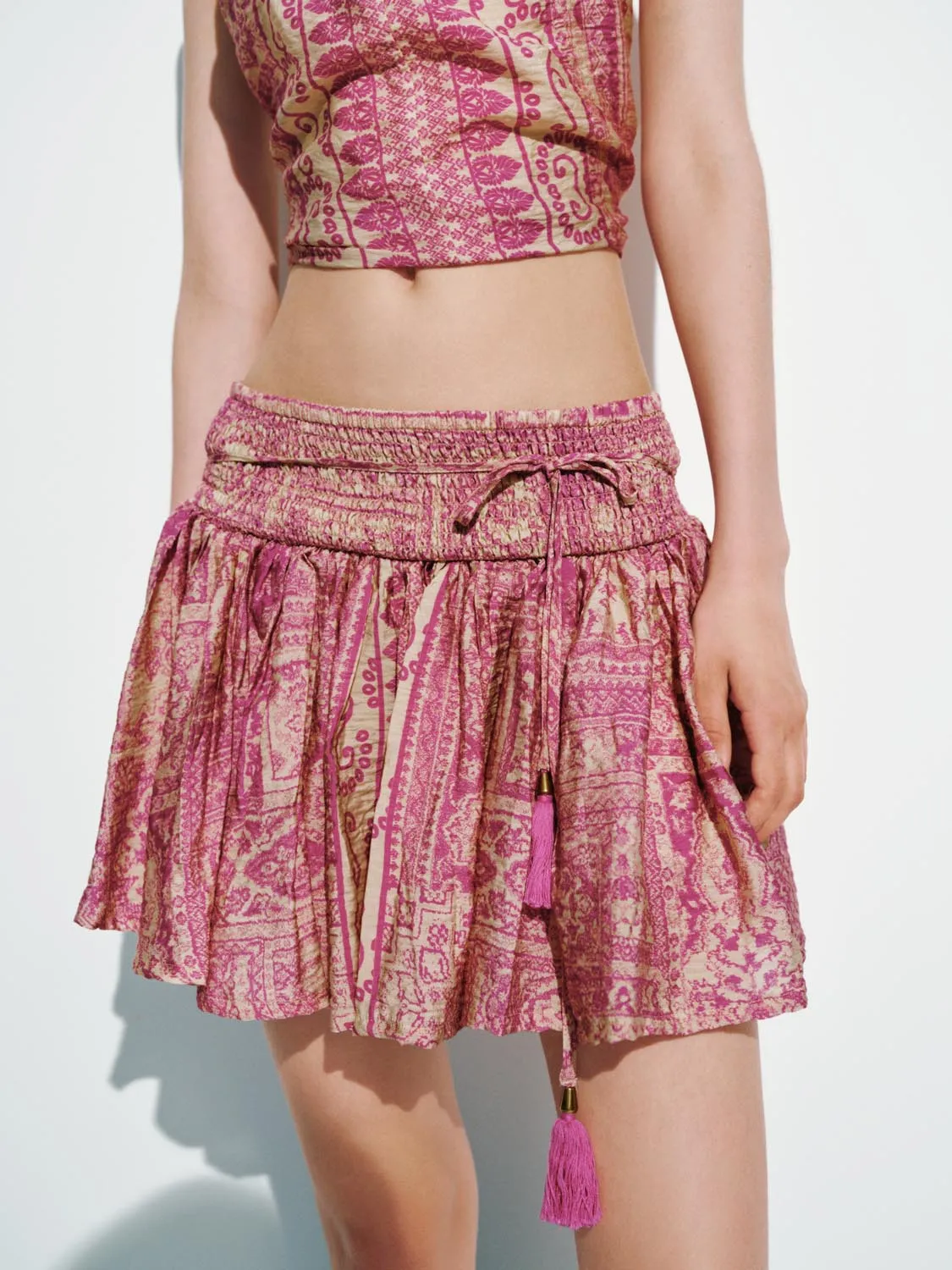 Tribal Mini A-Line Skirts sold by Urban Revivo product image thumbnail 5