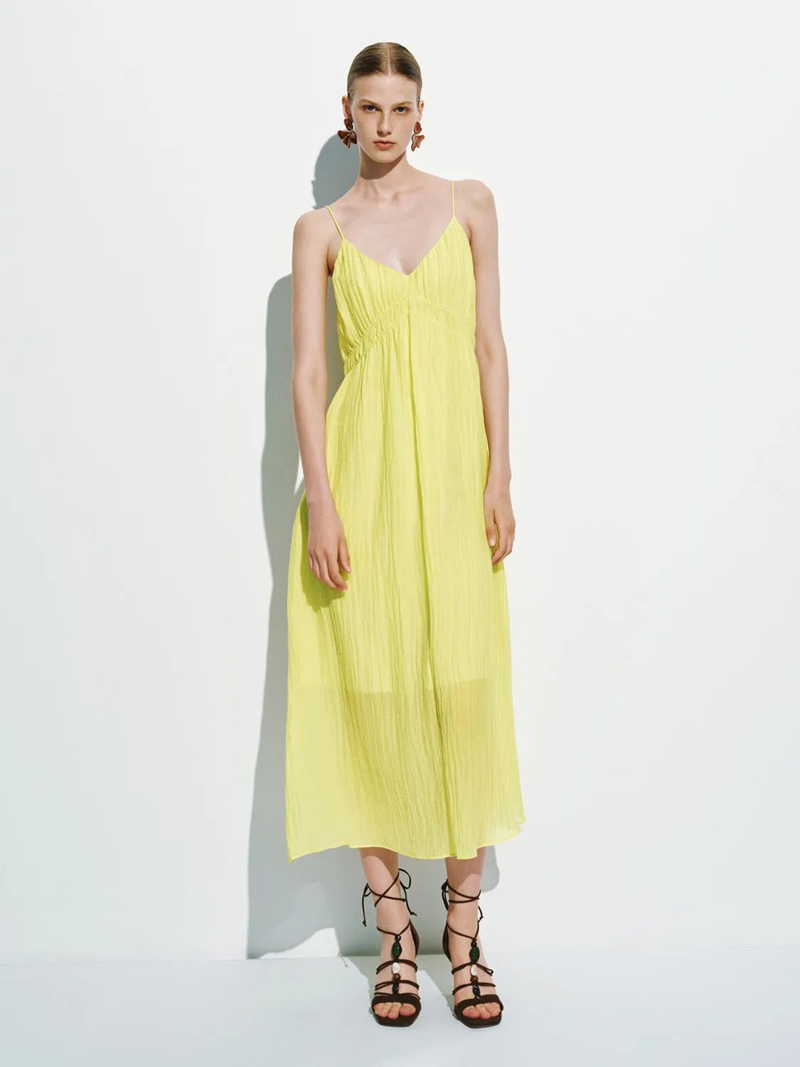 Camisole A-Line Maxi Dresses sold by Urban Revivo