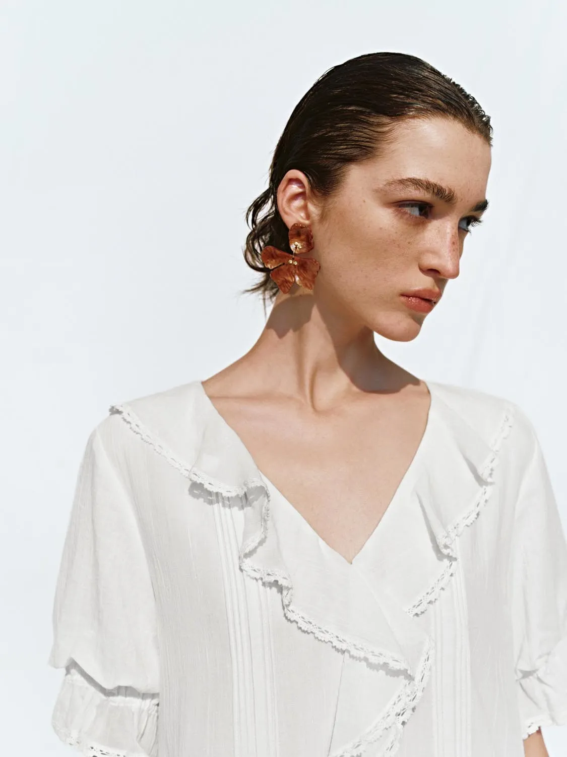 Ruffle A-Line Maxi Dresses sold by Urban Revivo product image thumbnail 3