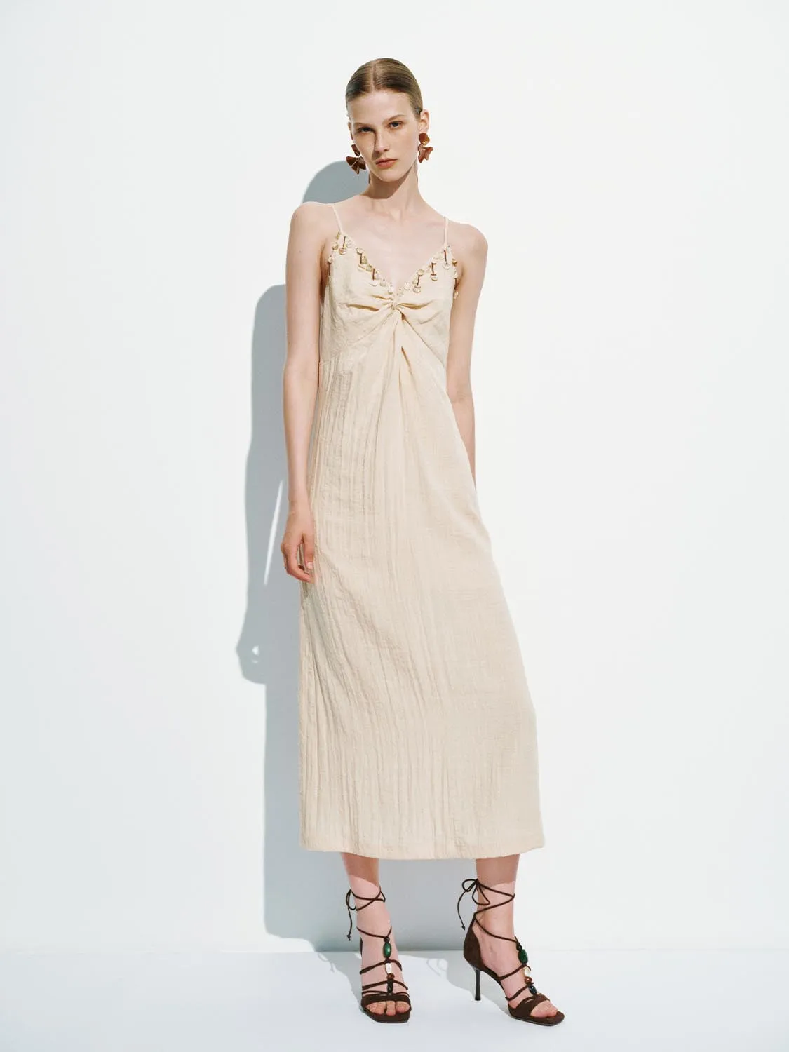 Twisted Front Camisole Maxi Dresses sold by Urban Revivo