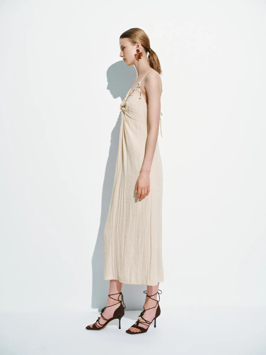 Twisted Front Camisole Maxi Dresses sold by Urban Revivo product image thumbnail 5