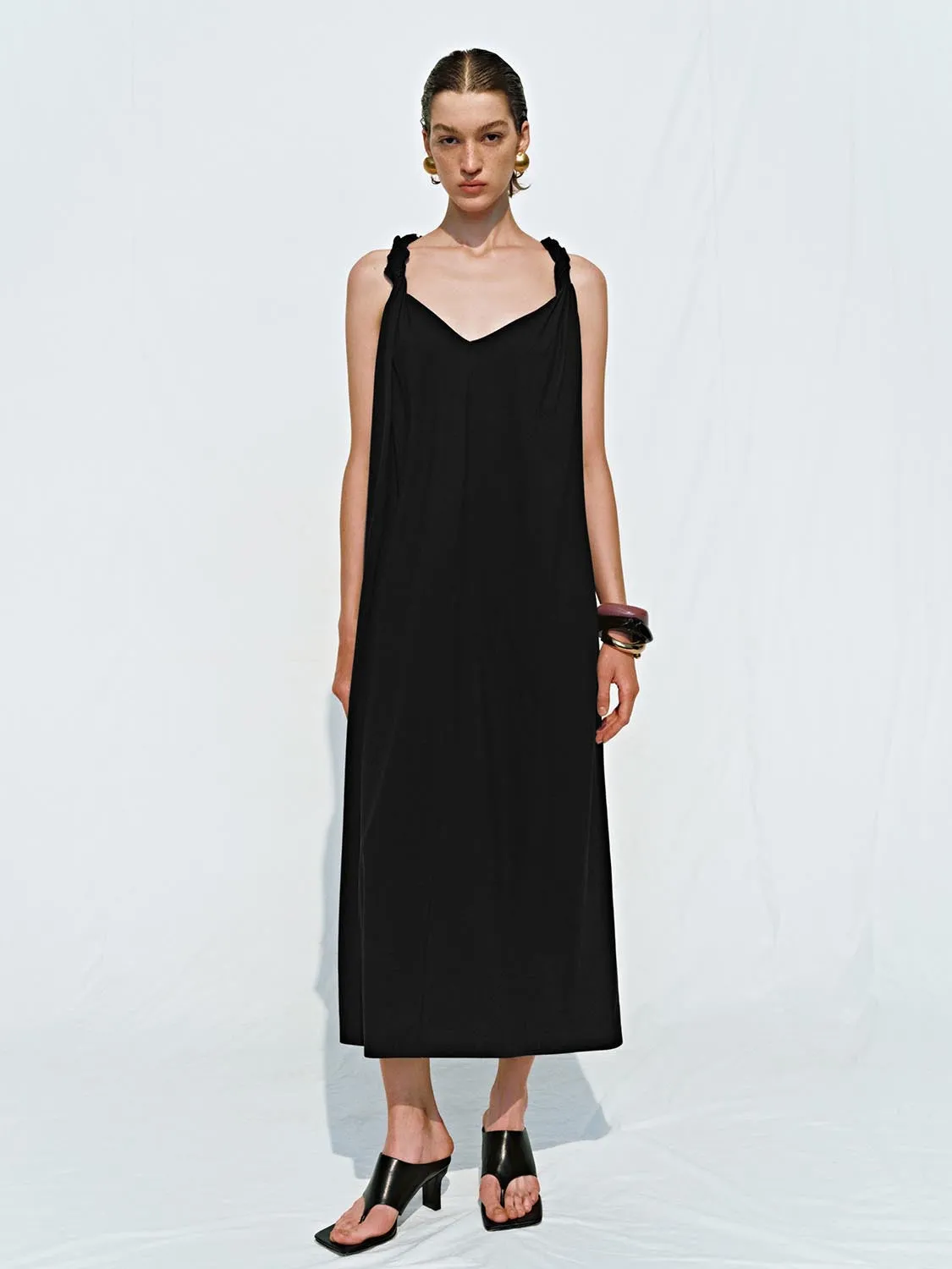 Sleeveless Loose A-Line Maxi Dresses sold by Urban Revivo