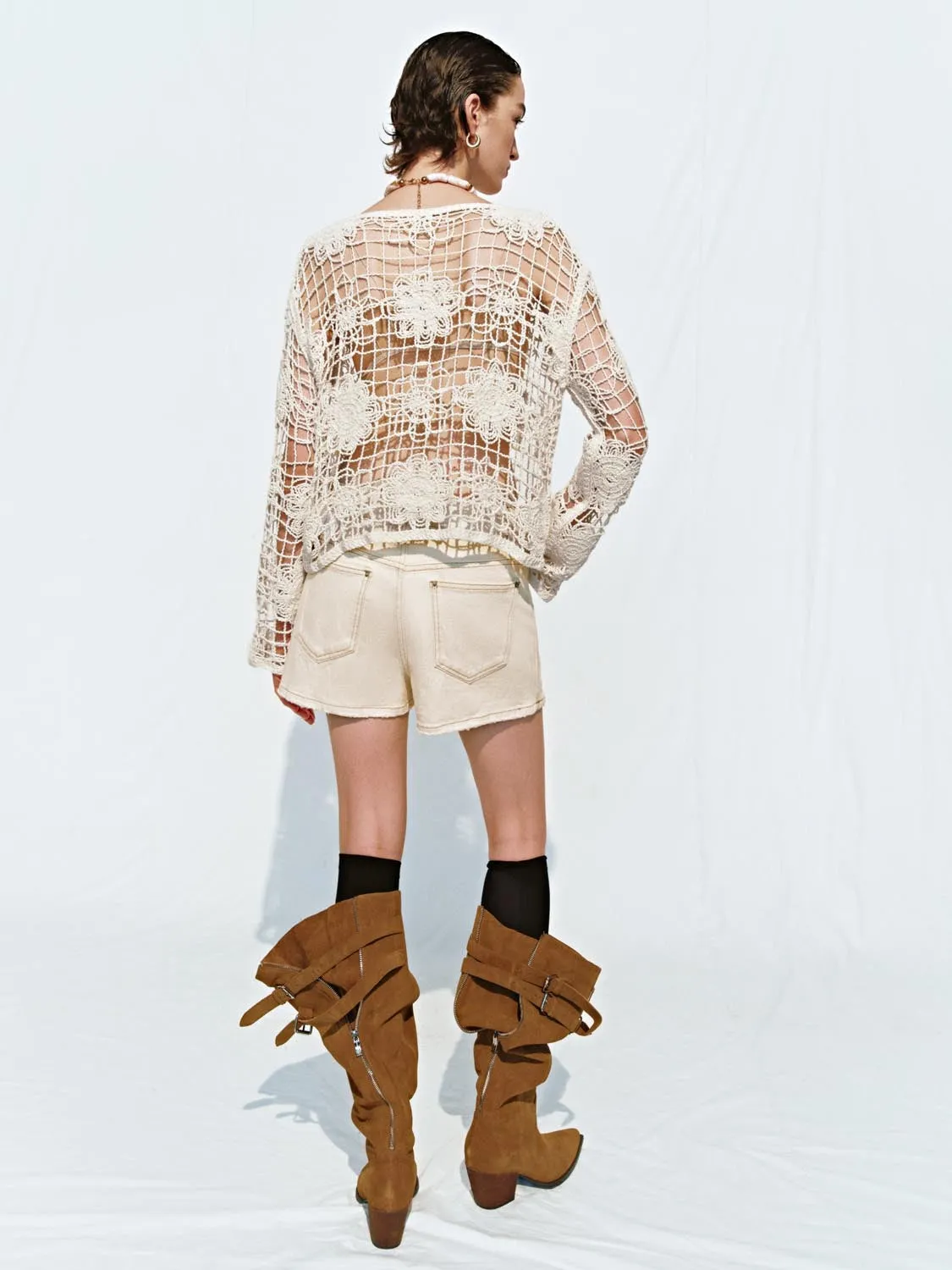 Leisure Denim Shorts sold by Urban Revivo product image thumbnail 4