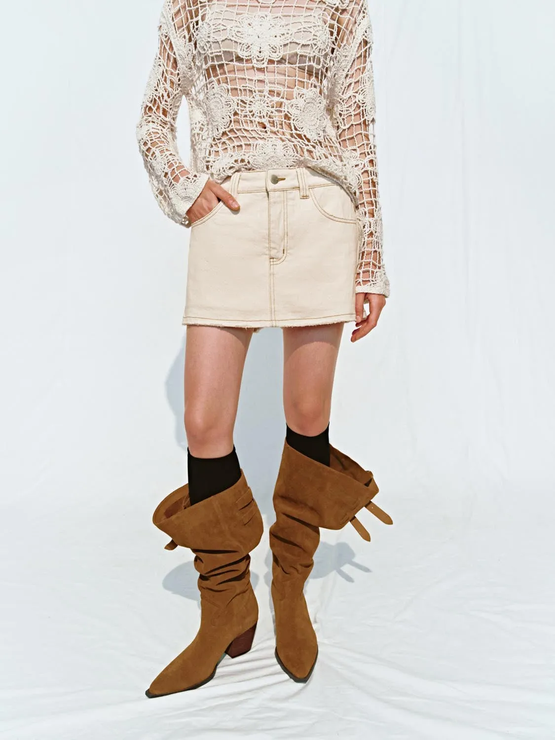 Leisure Denim Shorts sold by Urban Revivo product image thumbnail 2