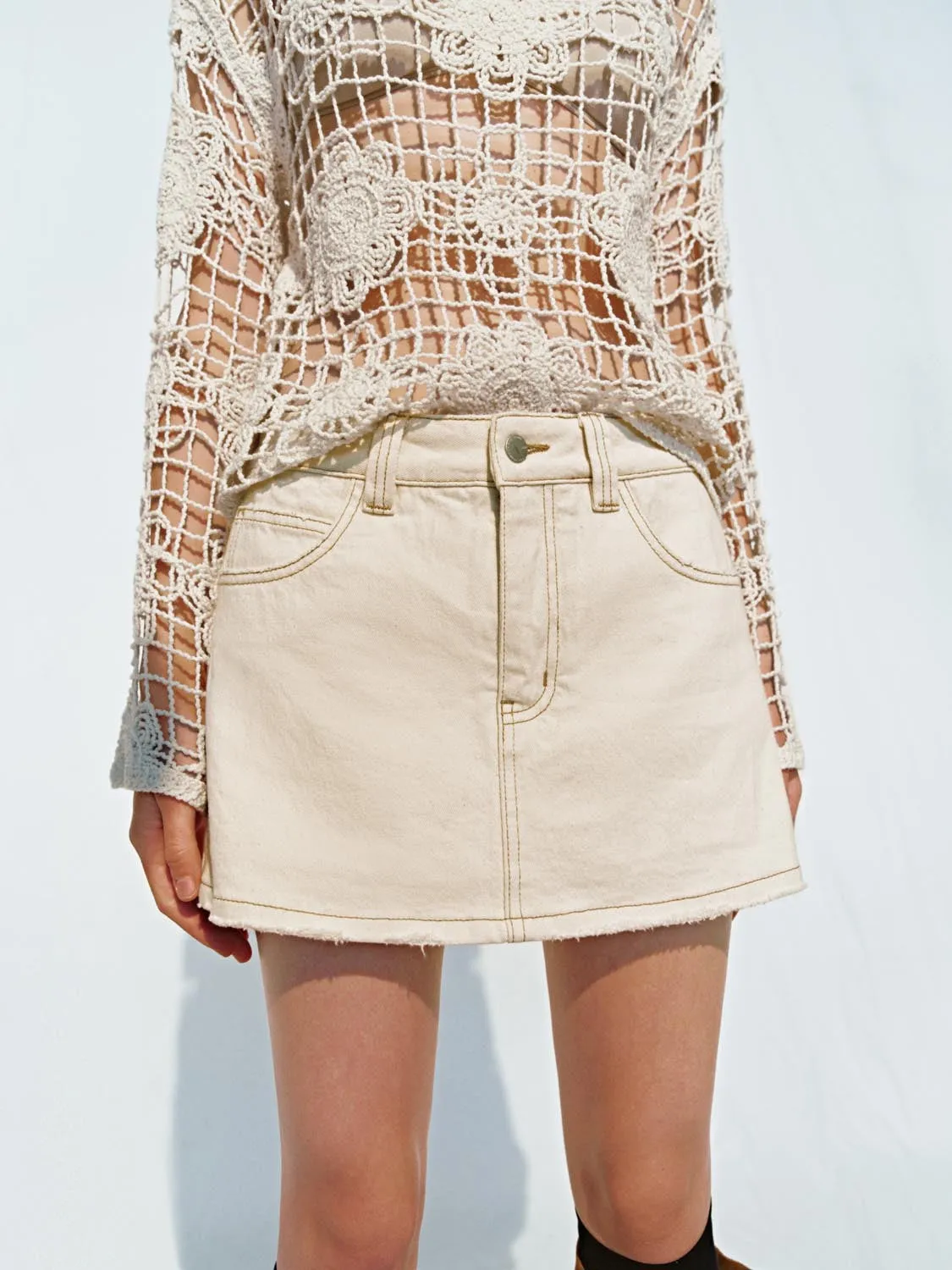 Leisure Denim Shorts sold by Urban Revivo product image thumbnail 5