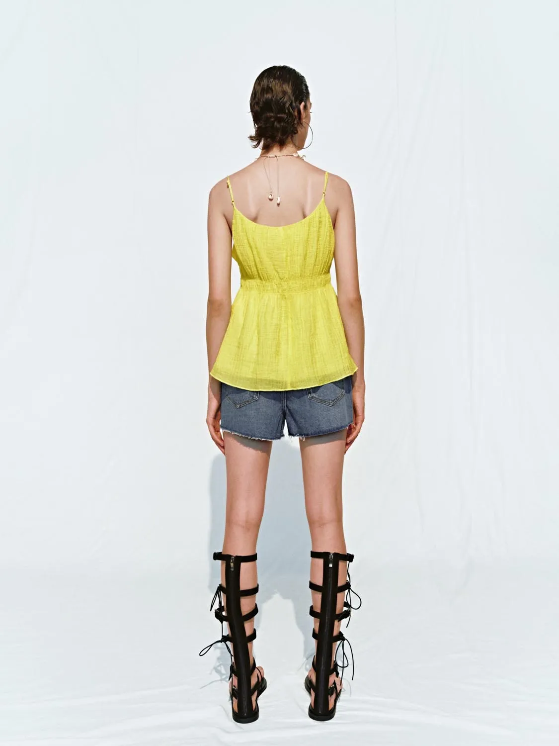 Leisure Denim Shorts sold by Urban Revivo product image thumbnail 4