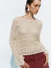 Crochet Knitted T-Shirts sold by Urban Revivo