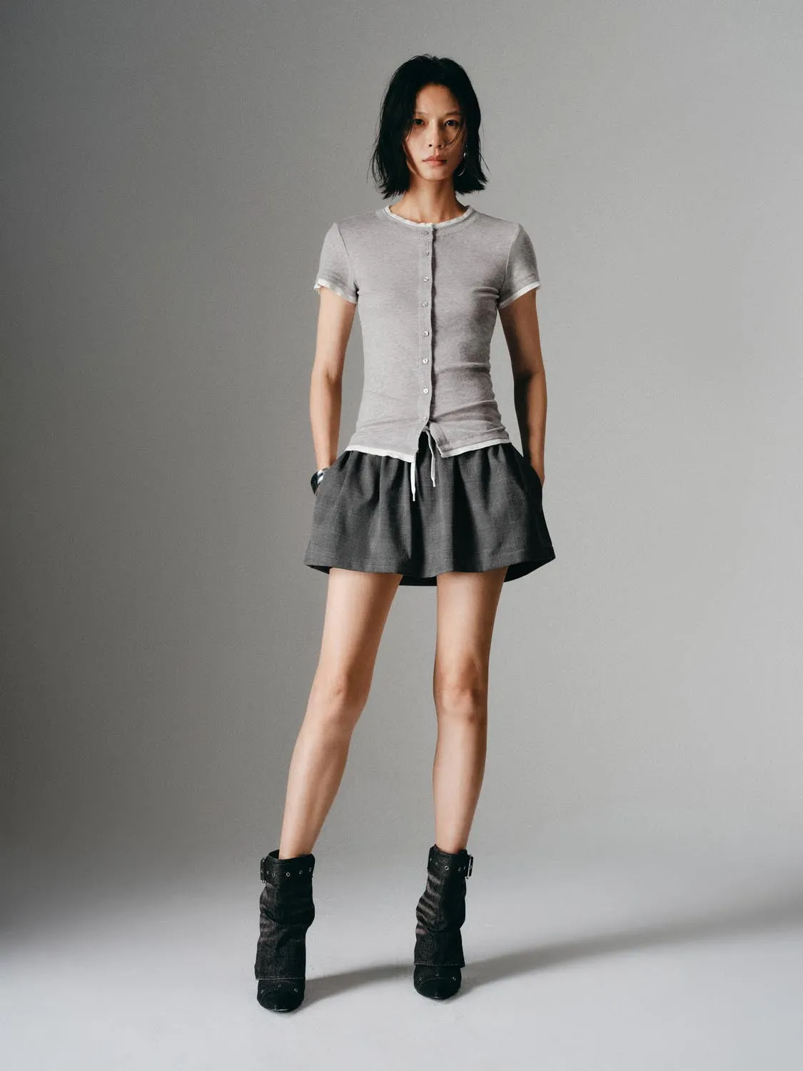 Short Sleeve 2 In 1 Shirts sold by Urban Revivo product image thumbnail 4