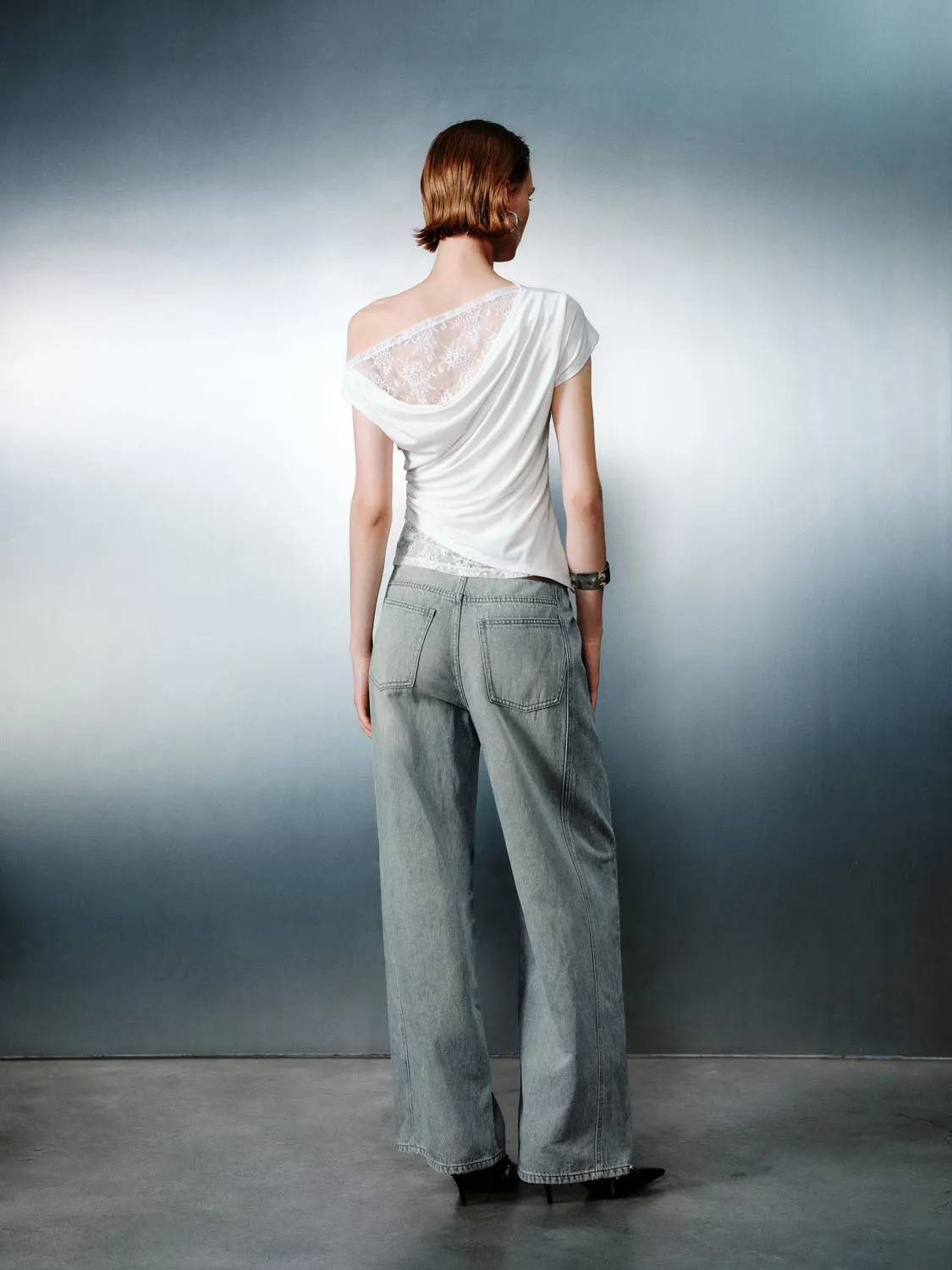 One Shoulder Ruched Blouses sold by Urban Revivo product image thumbnail 5