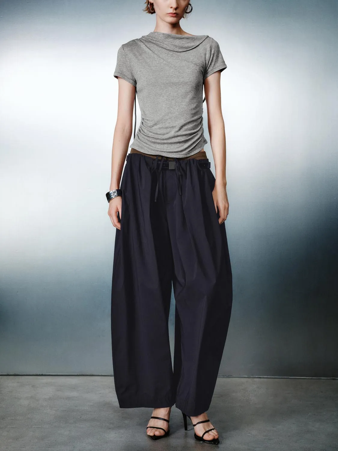 Curved-Leg Pants sold by Urban Revivo product image thumbnail 2