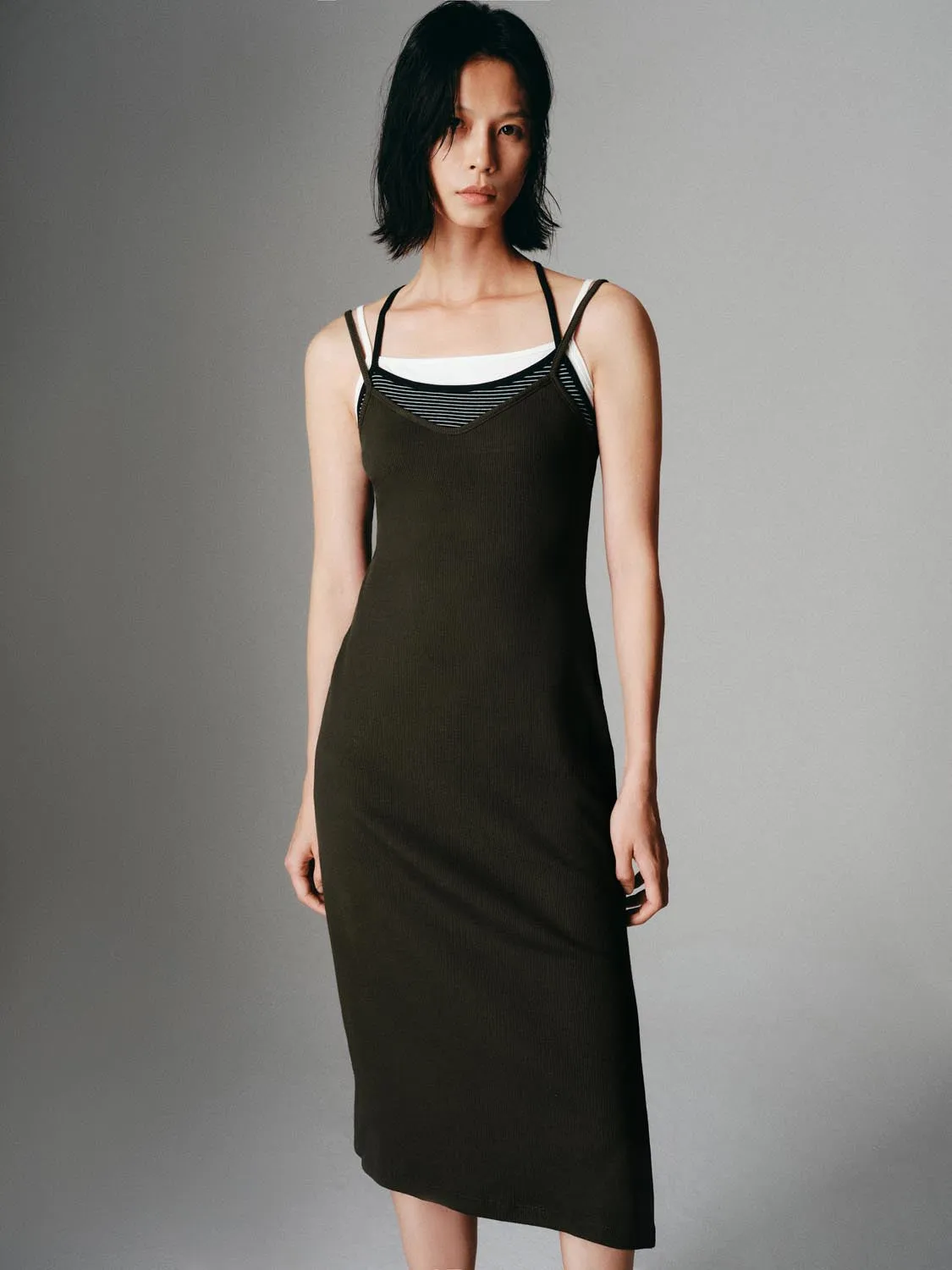 Camisole Skinny-Fit Dresses sold by Urban Revivo product image thumbnail 3