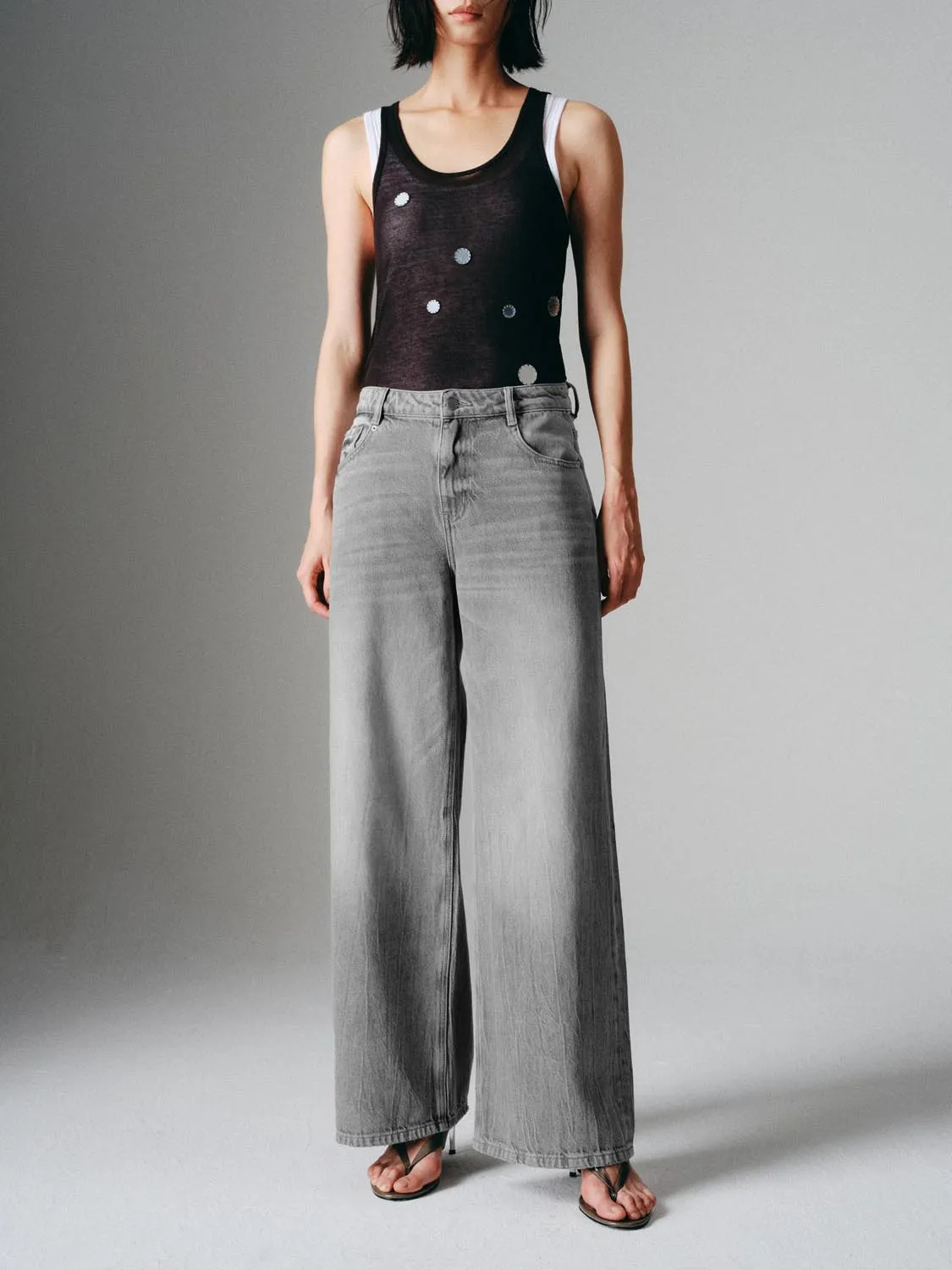 Washed Denim Jeans sold by Urban Revivo product image thumbnail 2