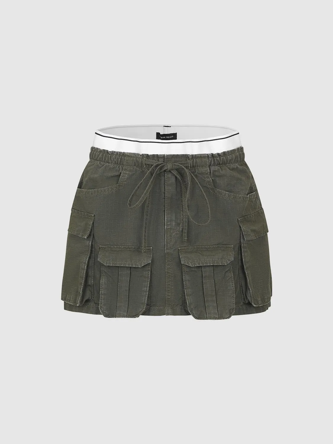 Pleated Denim Mini Skirts sold by Urban Revivo