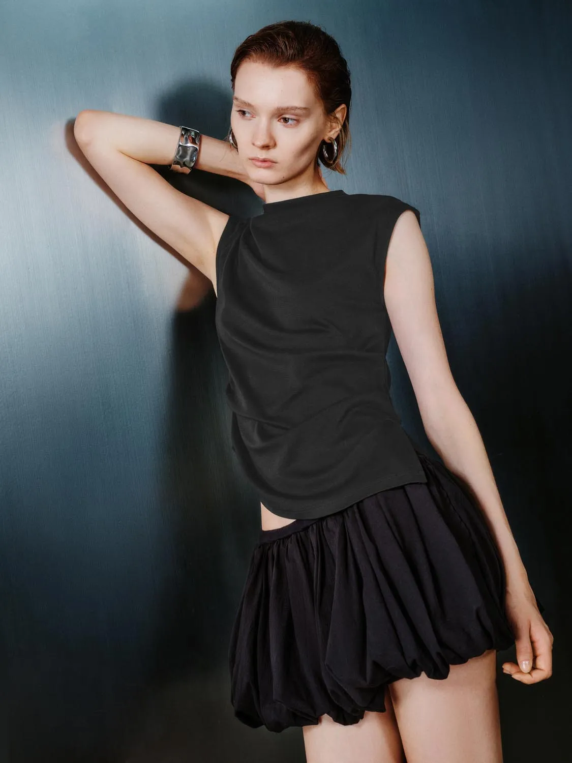 Cap Sleeve Tank Tops sold by Urban Revivo product image thumbnail 2