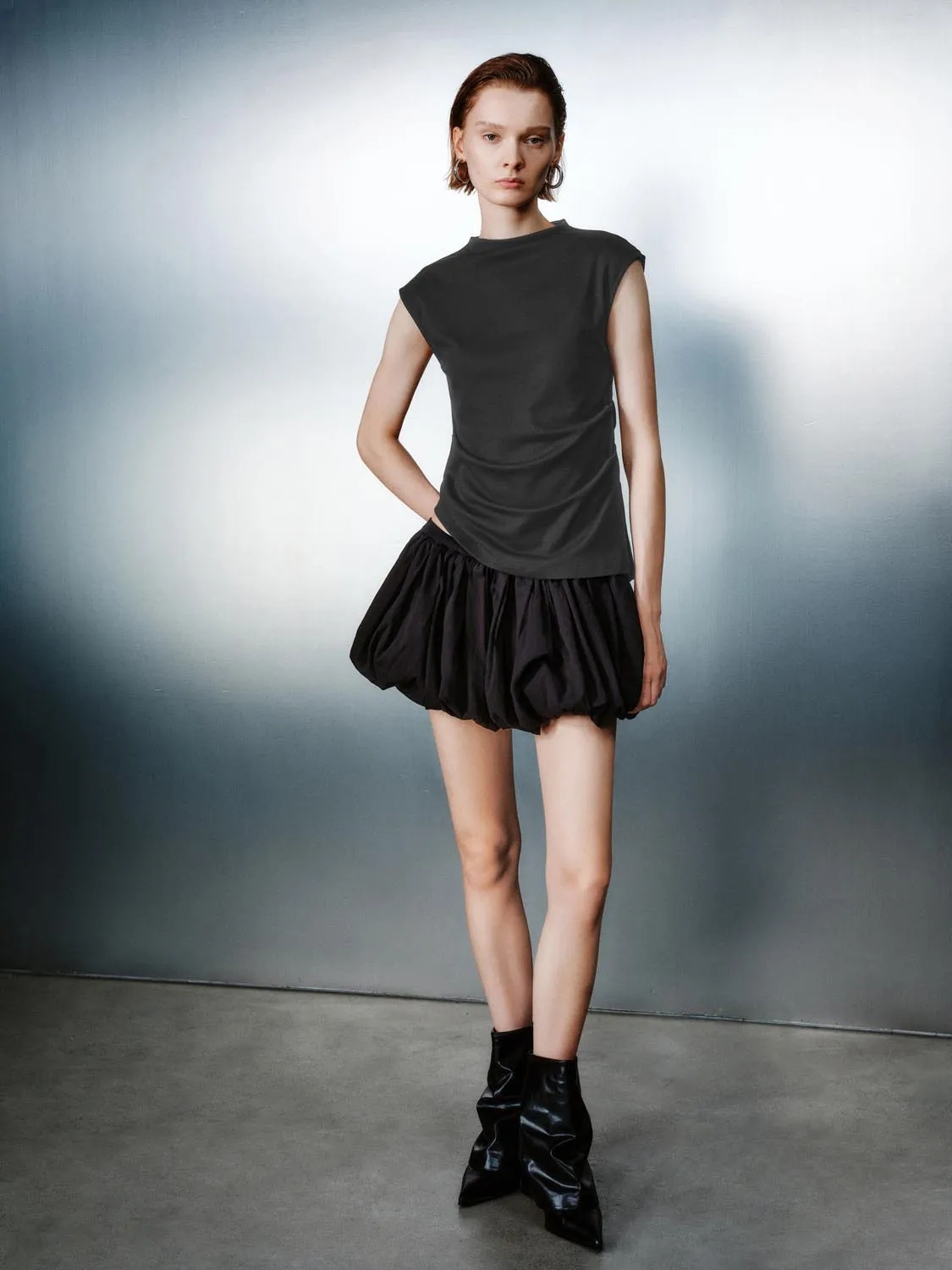 Cap Sleeve Tank Tops sold by Urban Revivo product image thumbnail 5