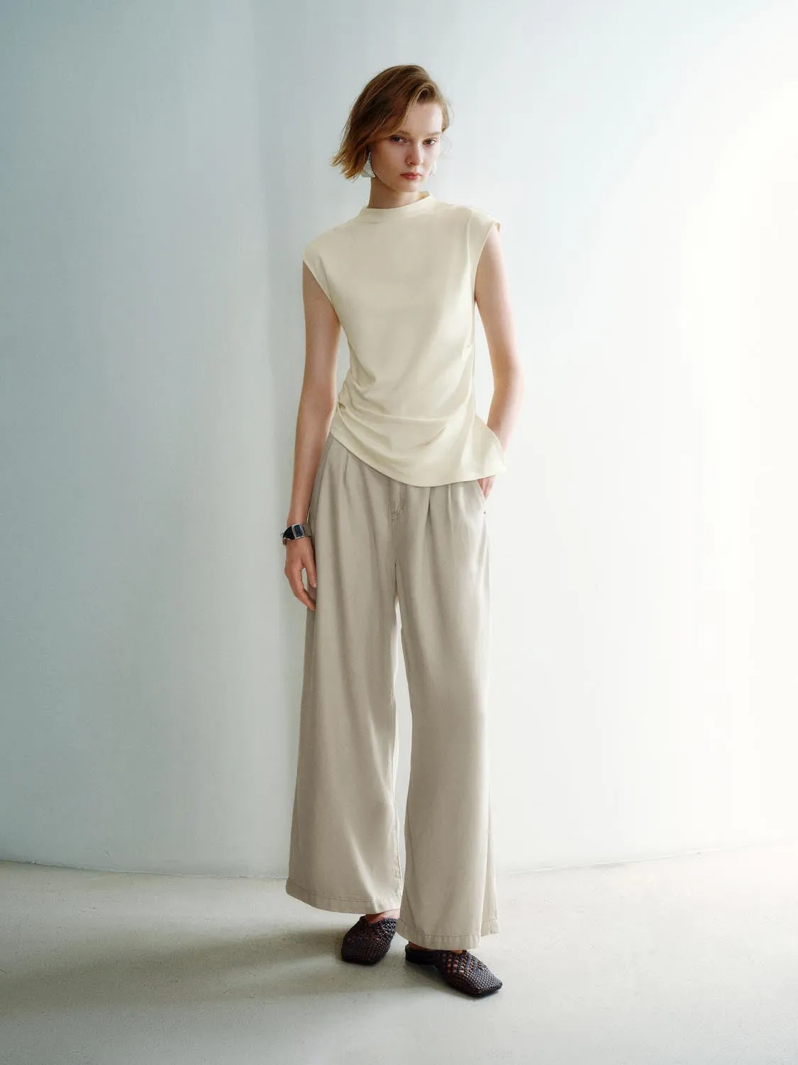 Cap Sleeve Tank Tops sold by Urban Revivo product image thumbnail 4