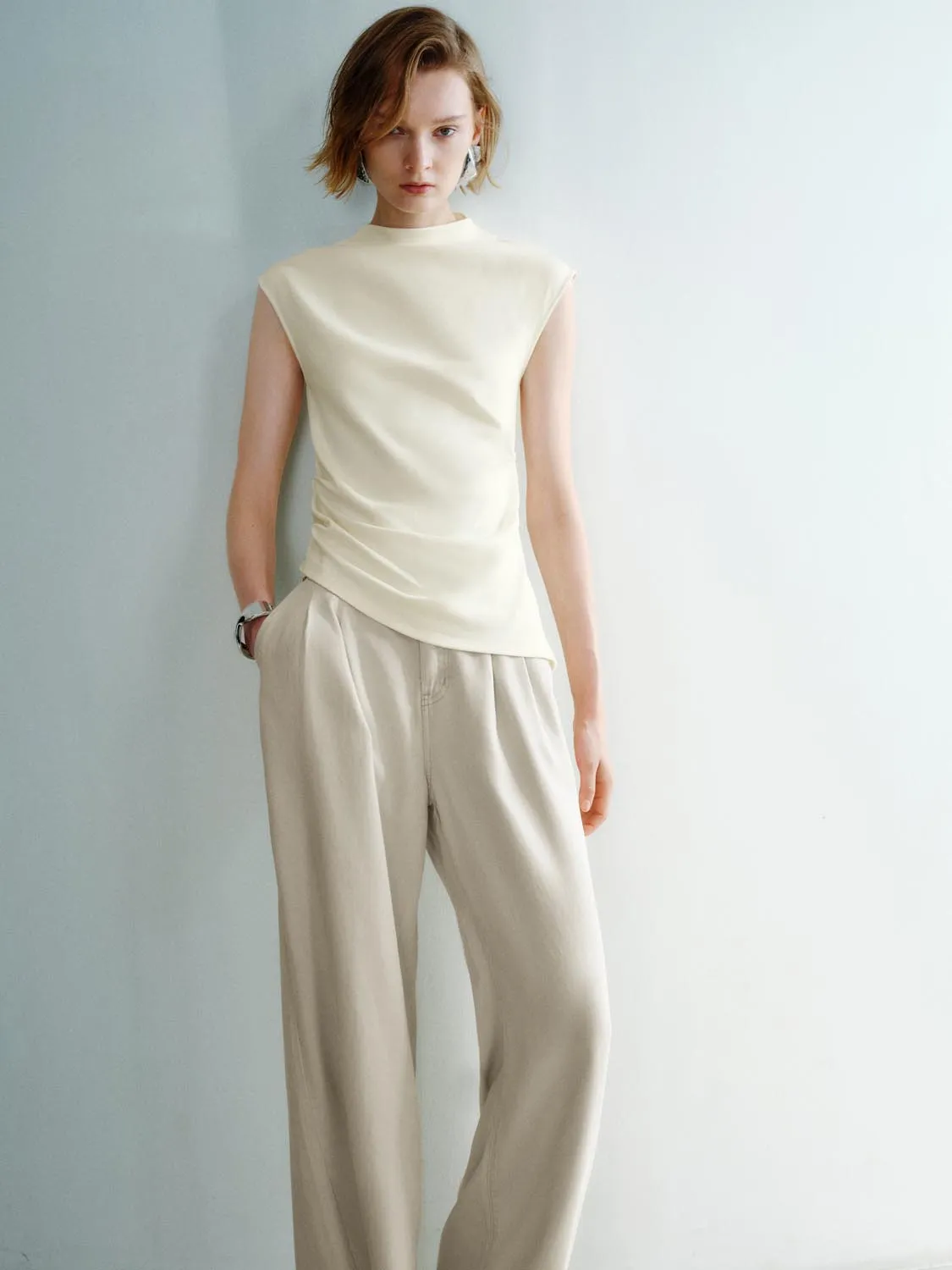 Cap Sleeve Tank Tops sold by Urban Revivo product image thumbnail 5