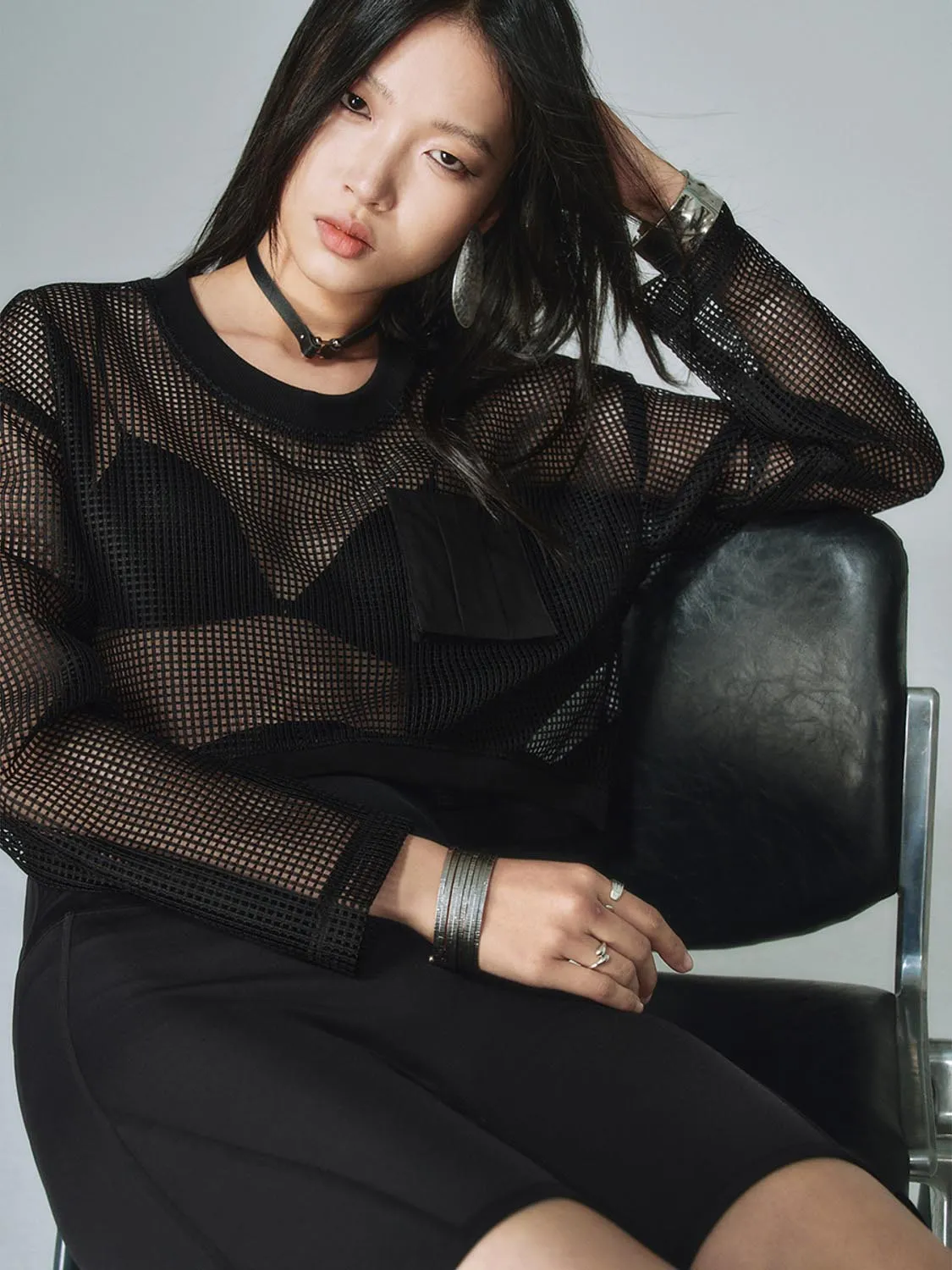 Sheer Overhead Shirt sold by Urban Revivo product image thumbnail 5