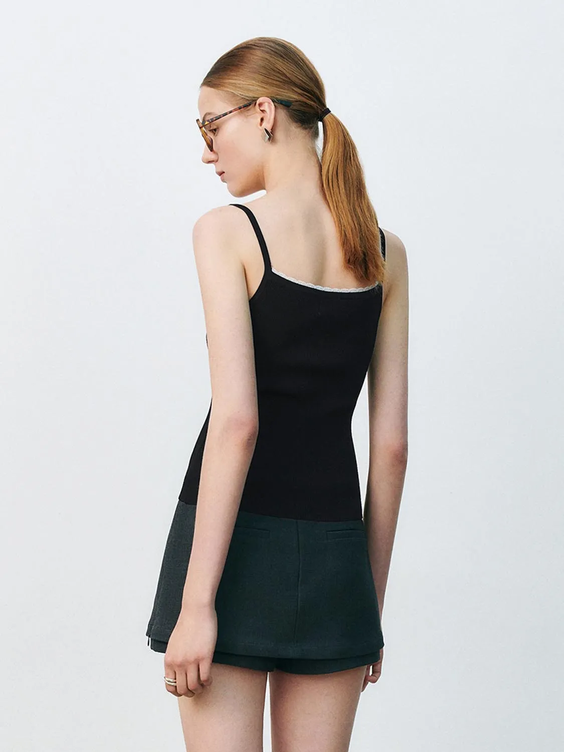 Thin Strap Knitted T-Shirts sold by Urban Revivo product image thumbnail 2