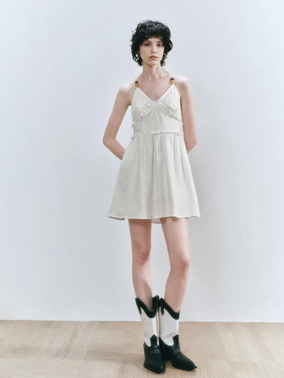 Camisole Halter Neck A-Line Dresses sold by Urban Revivo product image thumbnail 5