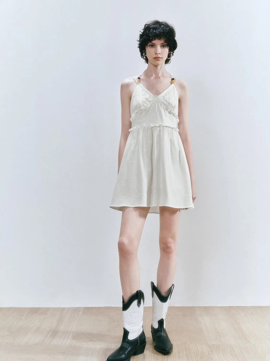 Camisole Halter Neck A-Line Dresses sold by Urban Revivo product image thumbnail 4