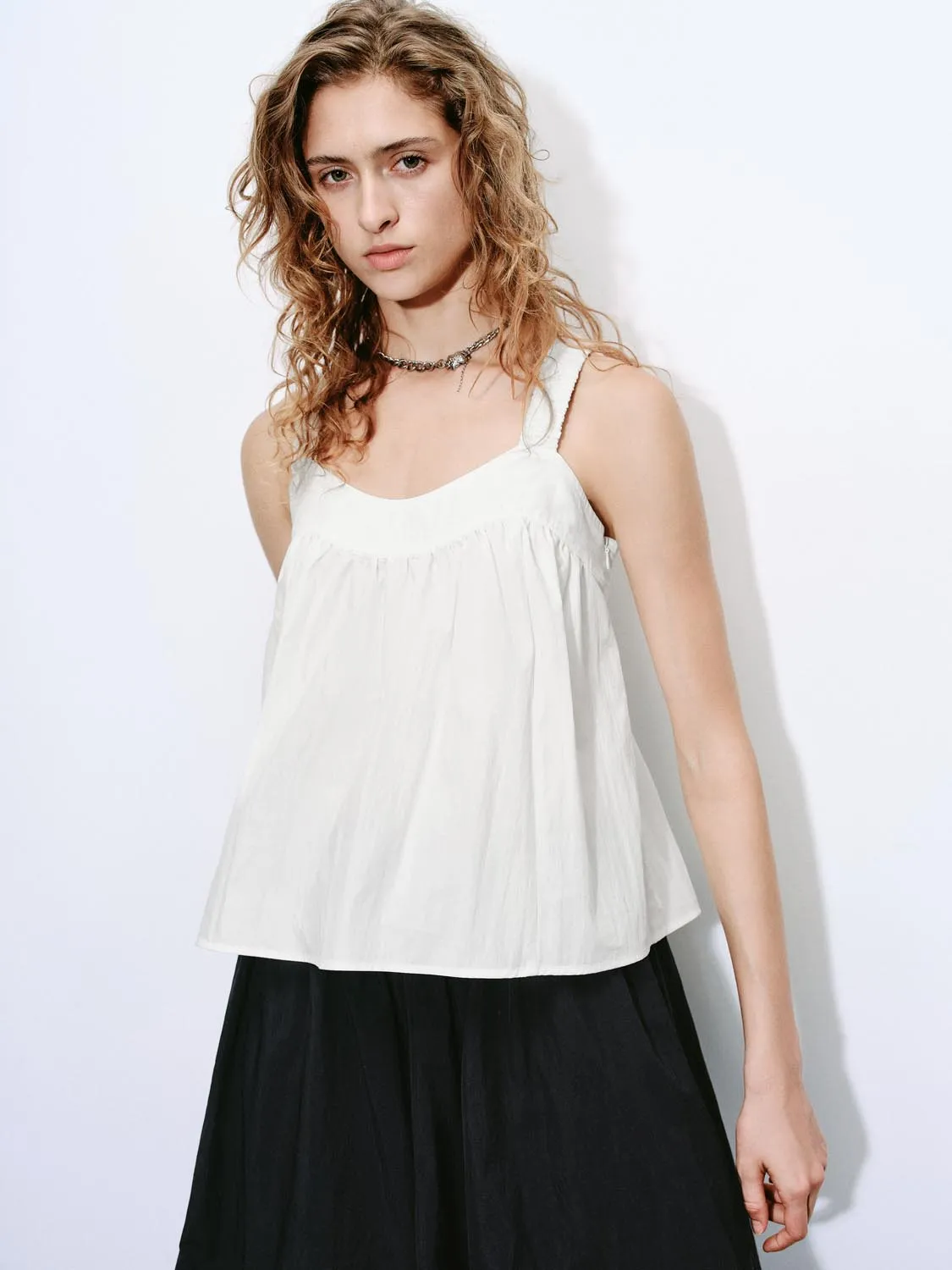 Wide Strap Cami Tops sold by Urban Revivo product image thumbnail 2