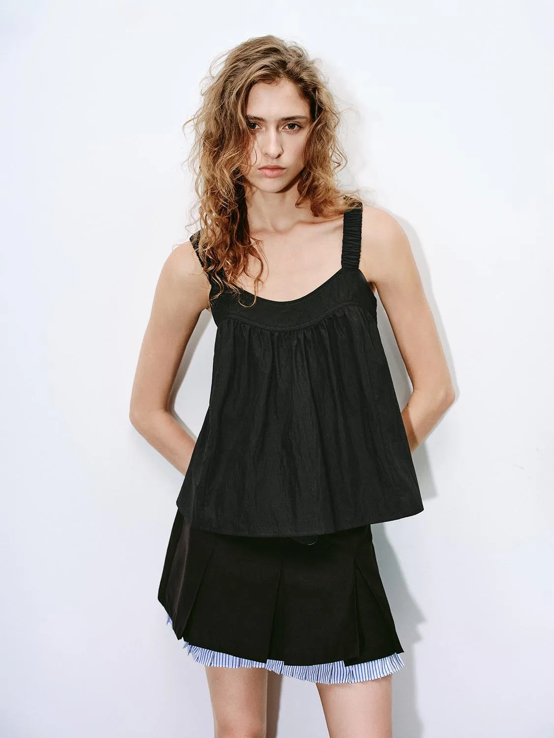 Wide Strap Cami Tops sold by Urban Revivo
