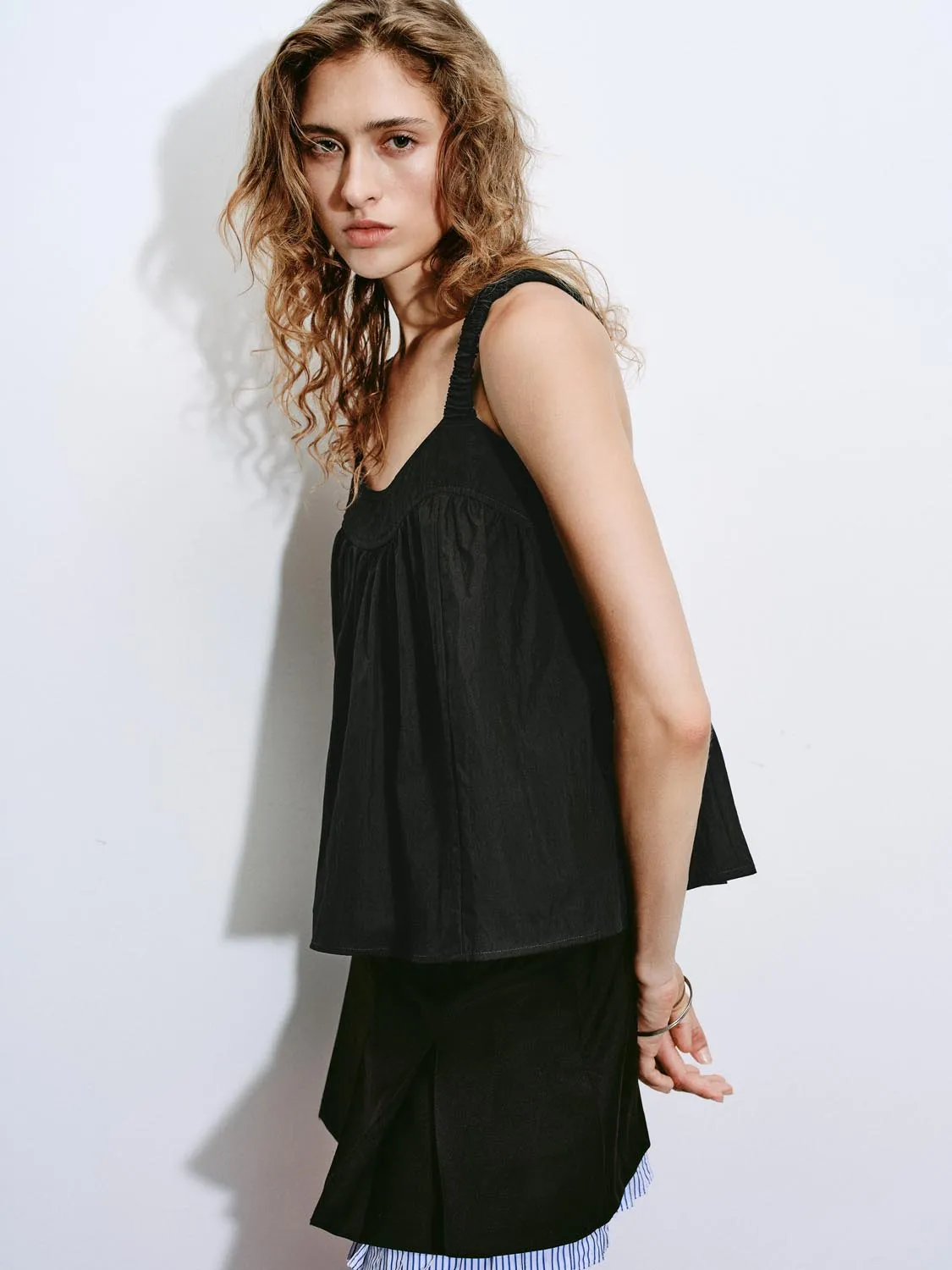 Wide Strap Cami Tops sold by Urban Revivo product image thumbnail 2