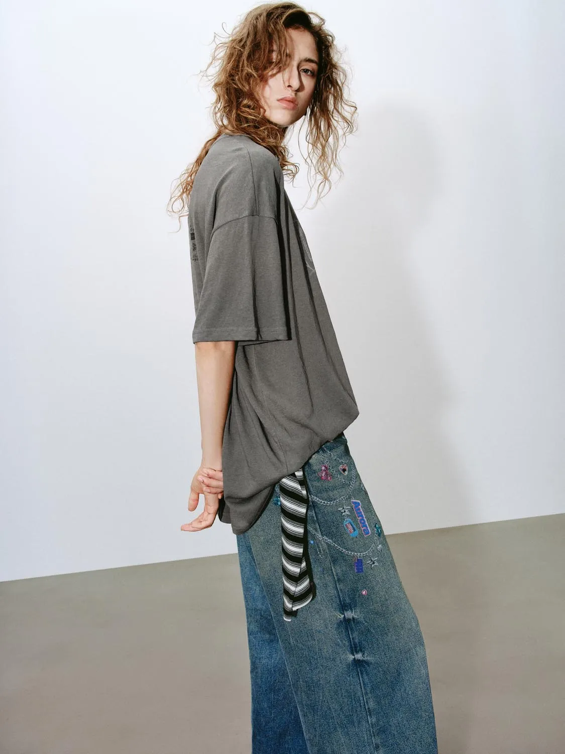 Printed Short Sleeve T-Shirts sold by Urban Revivo product image thumbnail 2