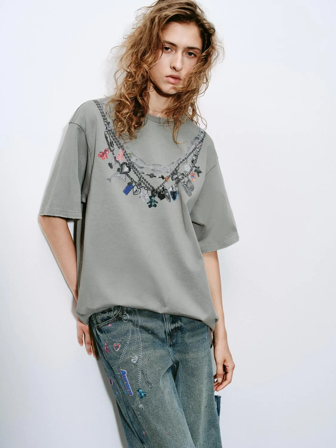 Printed Short Sleeve T-Shirts sold by Urban Revivo product image thumbnail 2