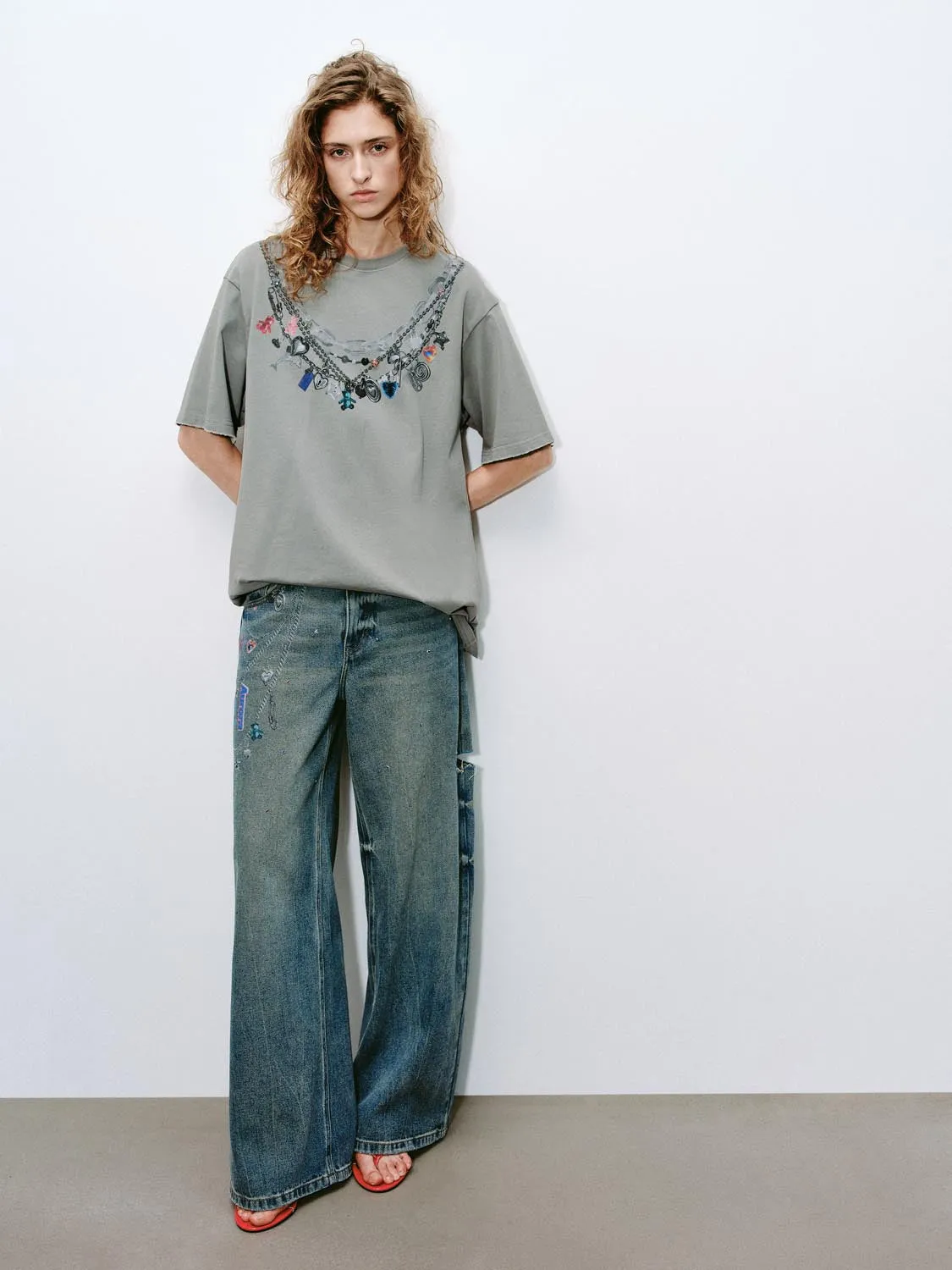 Printed Short Sleeve T-Shirts sold by Urban Revivo product image thumbnail 5